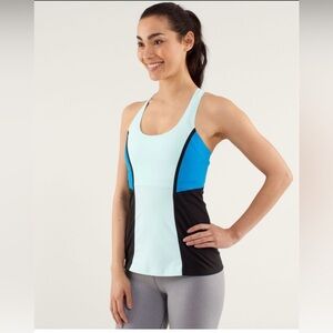 Lululemon Cool Racerback *Surf Bonded
Aquamarine / Beach Blanket Blue / Black